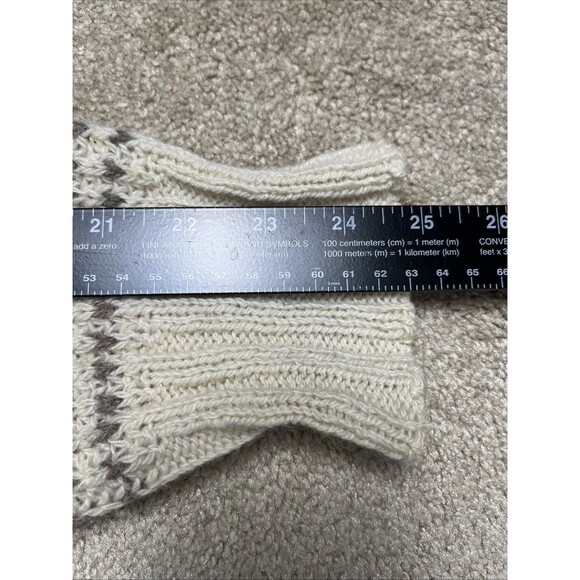 Vintage 90s Lake Harmony Rowing Club Men’s Sz M Wool‎ Sweater USA Flawed As Is - Picture 9 of 11